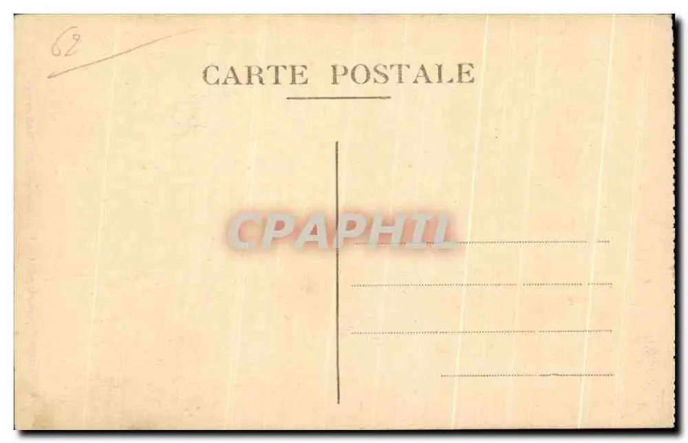 Vimy Ridge — Obús que atravesó 3m50 y no explotó — Tarjeta postal - Reverso