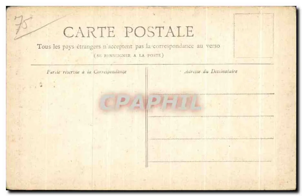 La Porte Saint-Denis — Paris — Collection Petit Journal - Verso