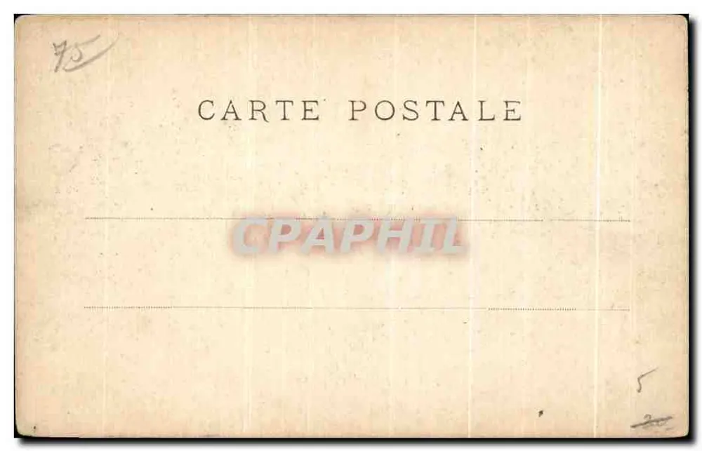 Congresso e Horticulura — Exposição de Paris — Editor não identificado, n° de série 75 - Verso