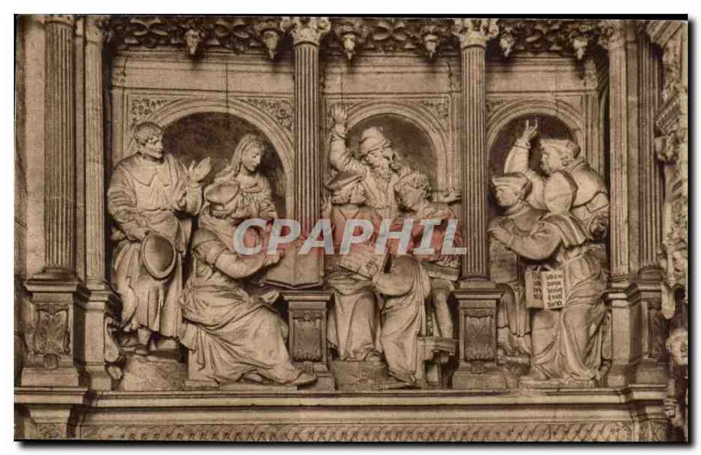 Les Saints de Solesmes — Das Verhüllen Jesu am Tempel (Ende des 16. Jahrhunderts) - Vorderseite