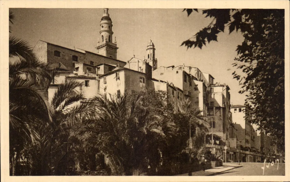 Menton (Alpes-Maritimes) — Die Altstadt — Kunstausgaben 'TYON', Paris - Vorderseite