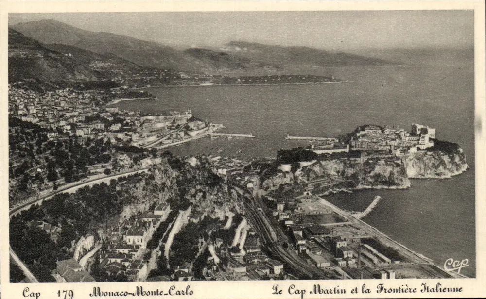 Cap Martin e a Fronteira Italiana — Mônaco-Monte-Carlo — Cap 179 - Frente