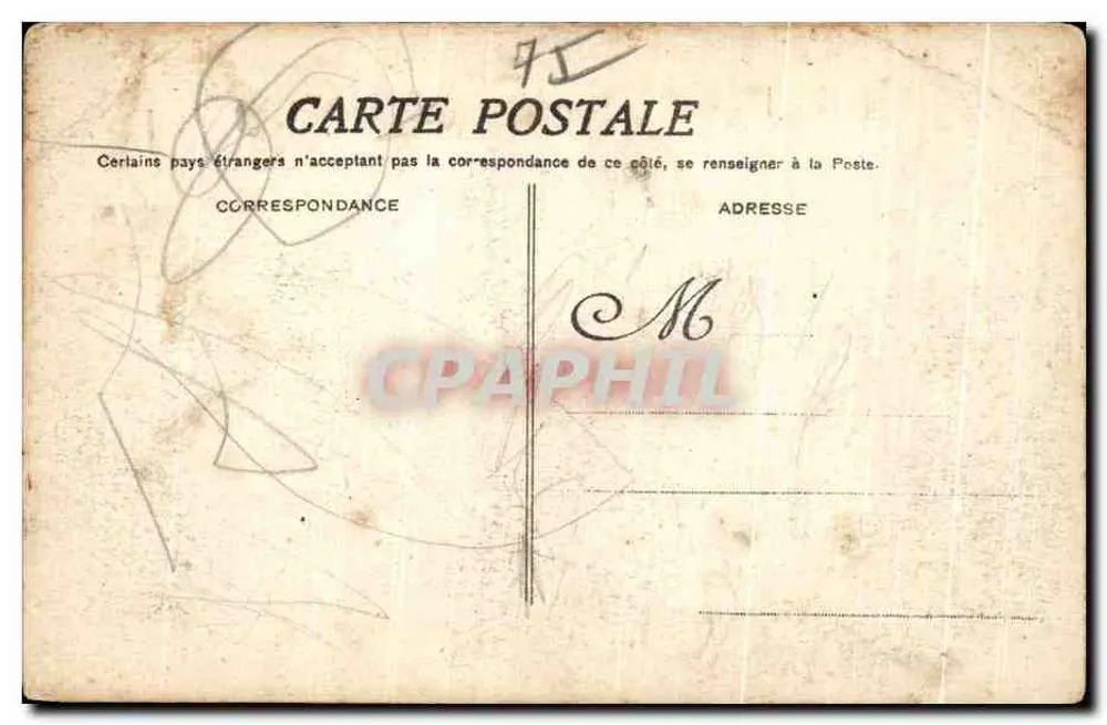 Paris — Inondations 1910 — Rue de Bercy prise Boulevard Diderot — F.F. Paris - Rückseite