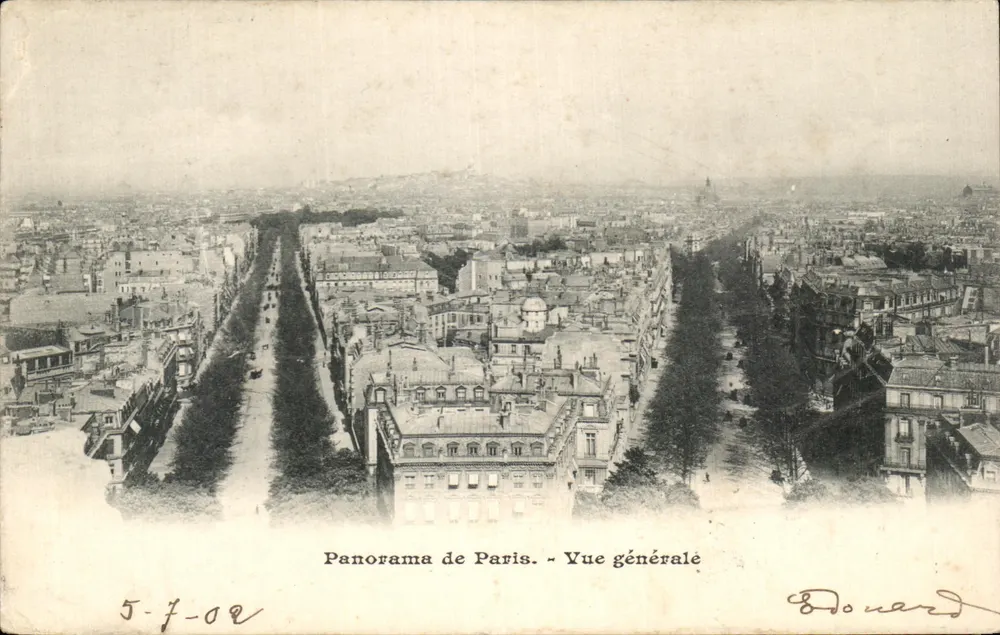 Panorama de Paris — Vista geral — Edouard - Frente