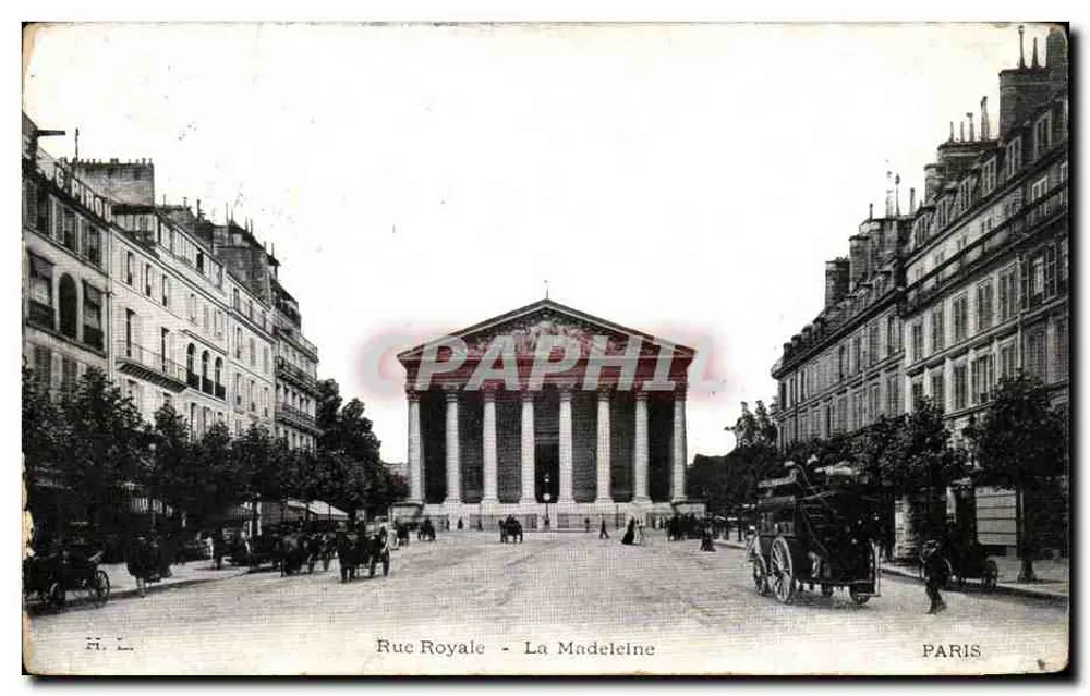 Rue Royale - A Madeleine — Paris — H.L. éditeur - Frente