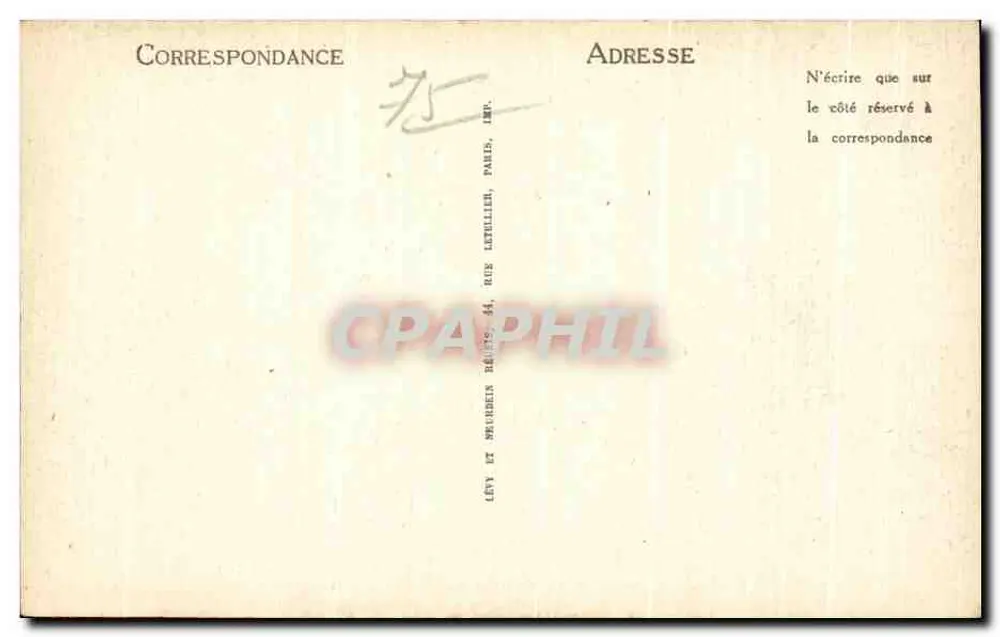 Paris (XVIIIe) — Panorama von Montmartre und dem Sacré-Cœur — LL - Rückseite