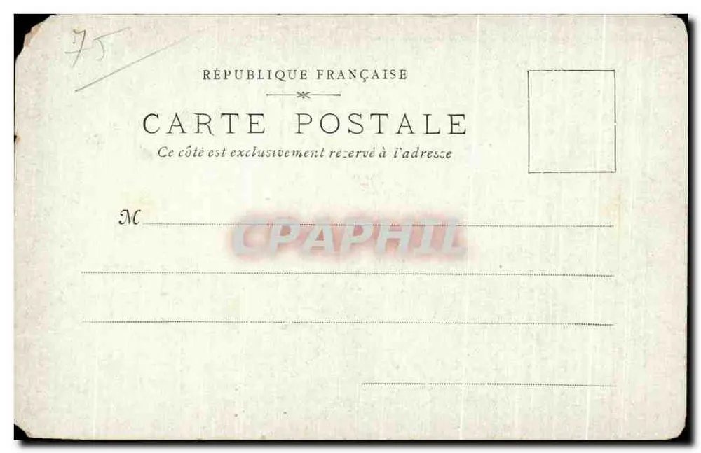 Paris — A Place Maubert — S.N.I.C., 23 bis, rue Gramont, Paris - Verso