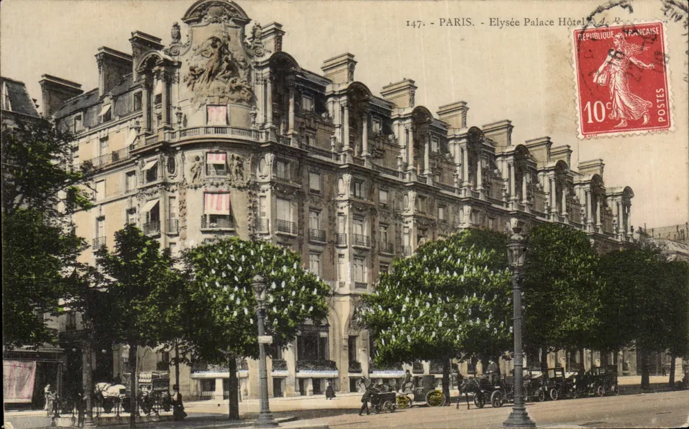 Paris - Hotel Elysée Palace — editor desconhecido, n° 147 - Frente