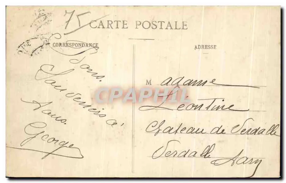 Paris - Hotel Elysée Palace — editor desconhecido, n° 147 - Verso