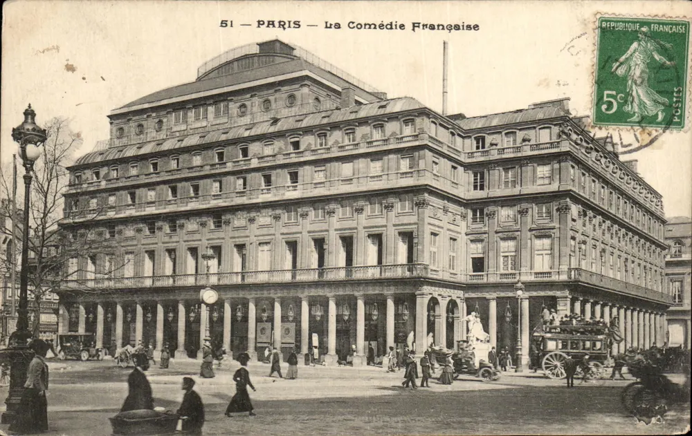 Parigi — La Comédie Française — editore sconosciuto, n° 51 - Recto