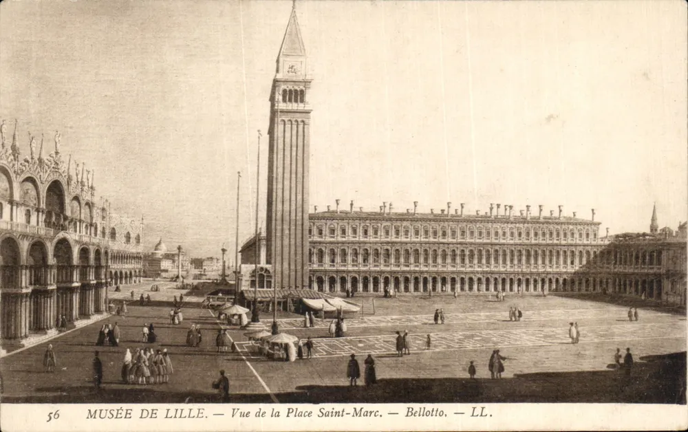 Place Saint-Marc — Ansicht von Venedig — Museum von Lille — Bellotto — LL. - Vorderseite