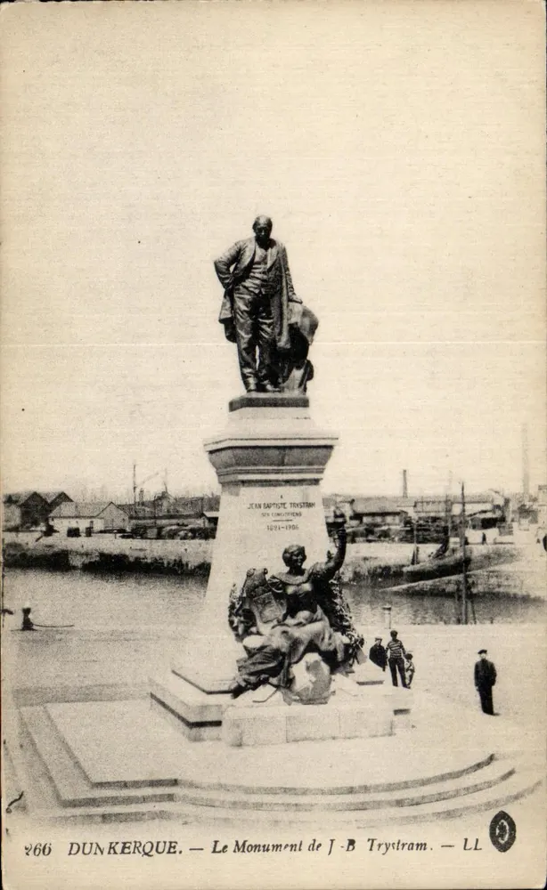 Dunkerque — O Monumento de J.-B. Trystram — LL n°266 - Frente
