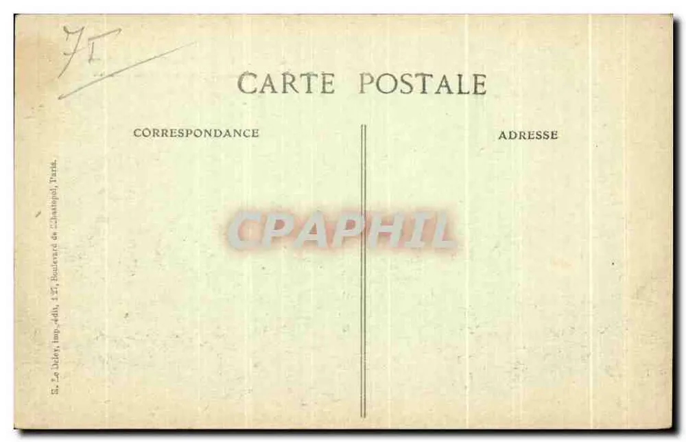 Paris — Bahnhof Orsay — Errichtet 1900, Architekt: Laloux - Rückseite