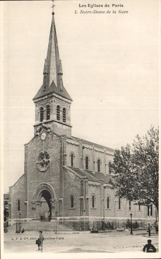Notre-Dame de la Gare — Paris — L. J & Cie, Verlag Argouleme-Paris - Vorderseite