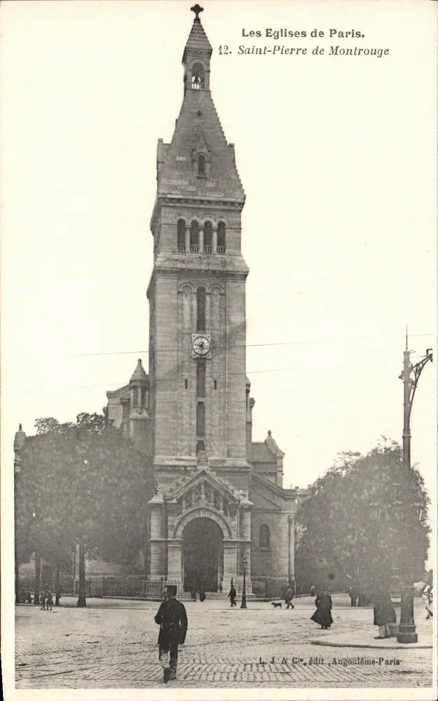 Kirche Saint-Pierre de Montrouge — Die Kirchen von Paris, Nr. 12 — L. J. & Cie, Verlag Angoulême-Paris - Vorderseite