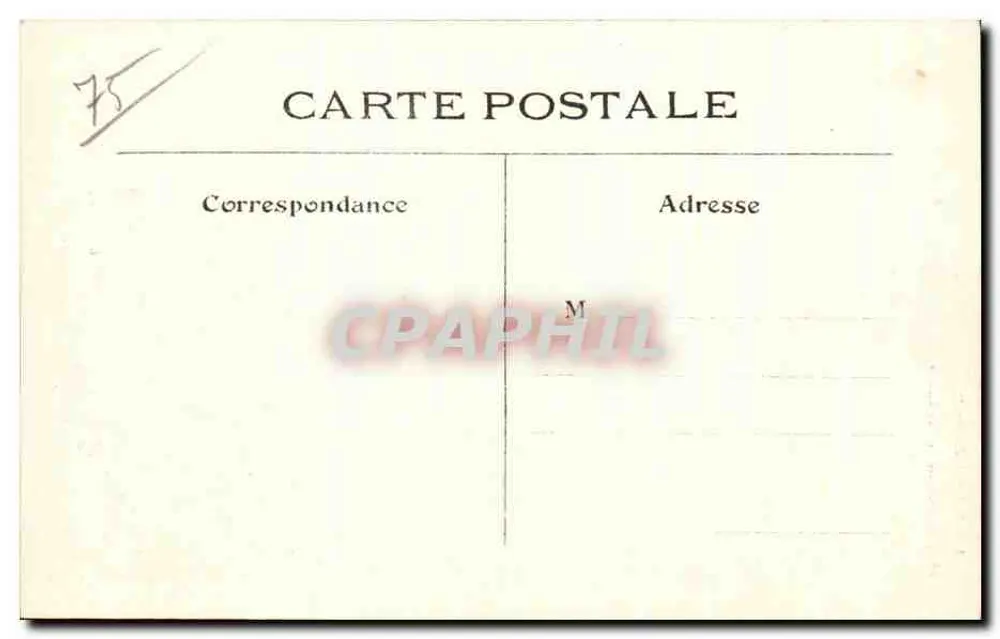 Notre-Dame de la Croix — Paris — L. J. & Cie, Verlag, Angoulême-Paris - Rückseite