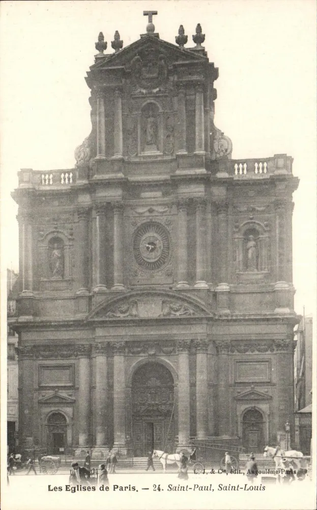 Kirche Saint-Paul-Saint-Louis — Paris — C. J. & Cie, Verlag, Angoulême, Paris - Vorderseite