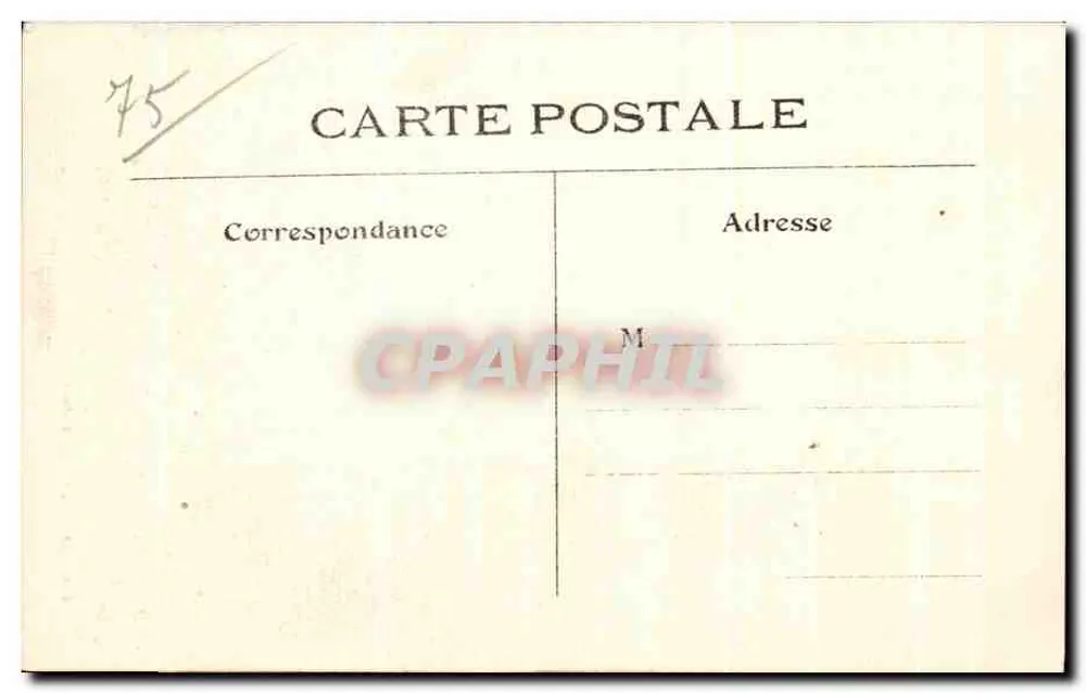 Notre-Dame de Paris — Portal — L. J. & Cie Verlag, Angoulême-Paris - Rückseite