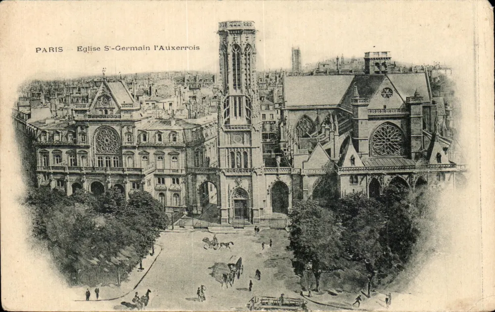 Paris — Église Saint-Germain-l'Auxerrois — éditeur imprimeur non identifié - Anverso