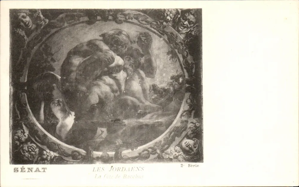 Les Jordaens — Die Bacchus-Feier — Senat, 2. Serie - Vorderseite