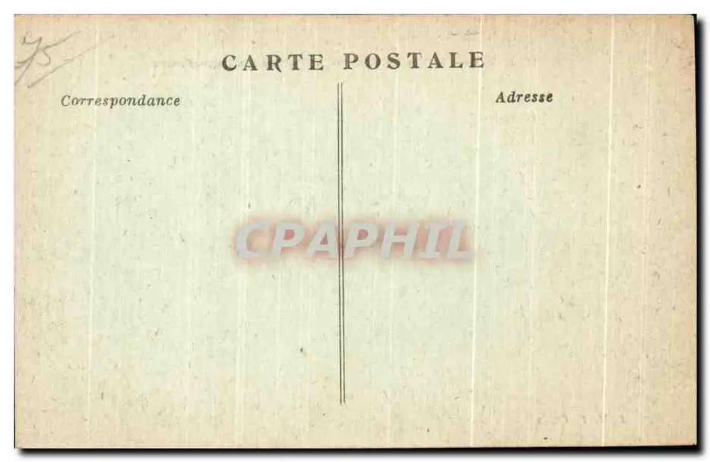 Paris — Palast des Senats — Ansicht vom Luxembourg — J.M.T. Paris - Rückseite