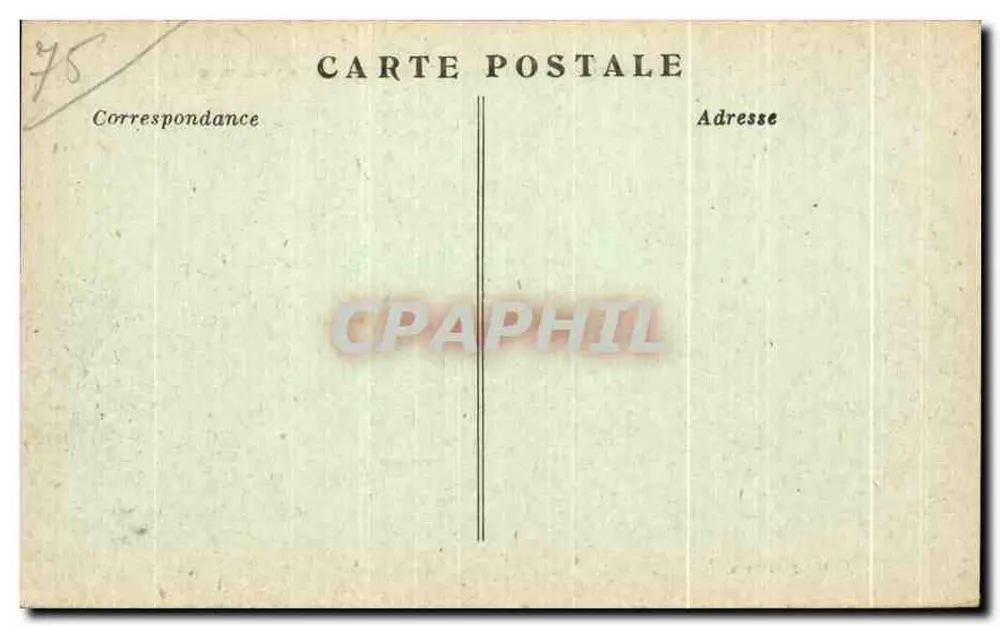 Paris — Palast des Senats — Ansicht vom Luxembourg — J. M. T. Parté - Rückseite