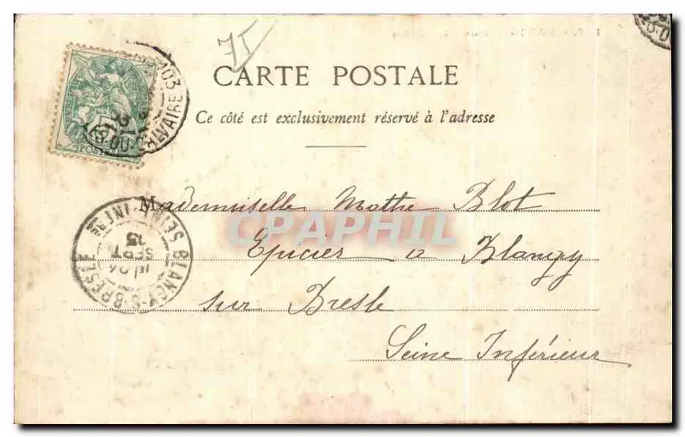 Paris - Rue St-Martin — editor anônimo, n° 187 - Verso