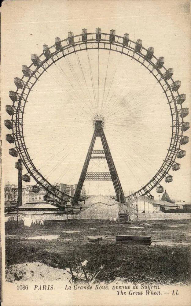 Paris — La Grande Roue, Avenue de Suffren — I.L. n°1086 - Vorderseite