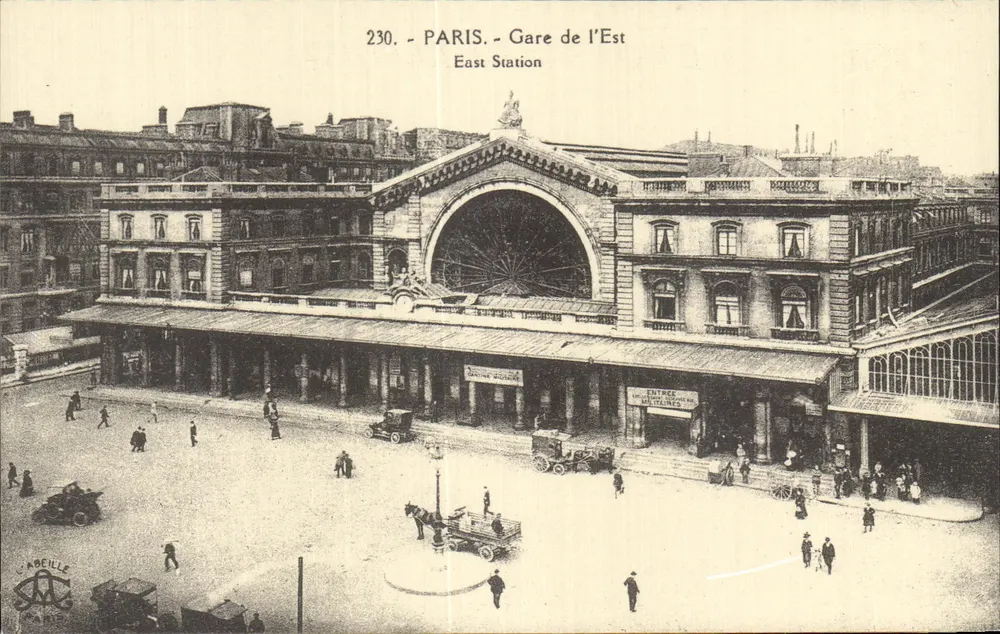 PARIS - Estação de Leste — Abeille, n° 230 - Frente