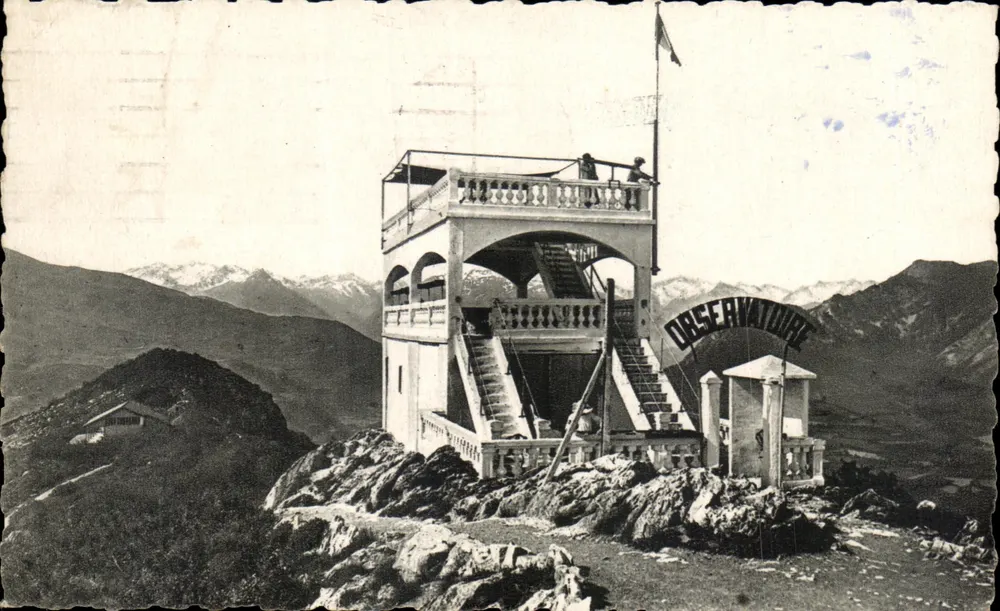 O Observatório do Pic du Jer — Lourdes (Altos-Pirineus) — Fabricado em Nice - Frente