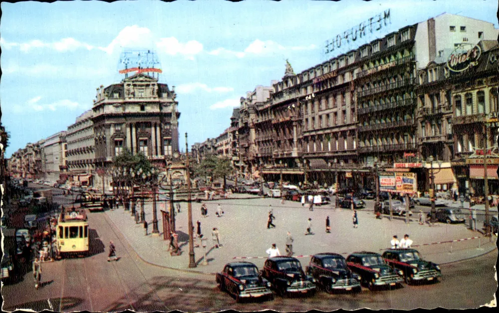 Place de Brouckère — Brüssel — Verlag 'Cœurs Naturelles' Nr. 43 - Vorderseite