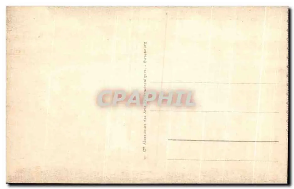 Biarritz - Das Casino und die Grande Plage — Verlag: Cie Alsacienne des Arts Photographiques, Straßburg - Rückseite
