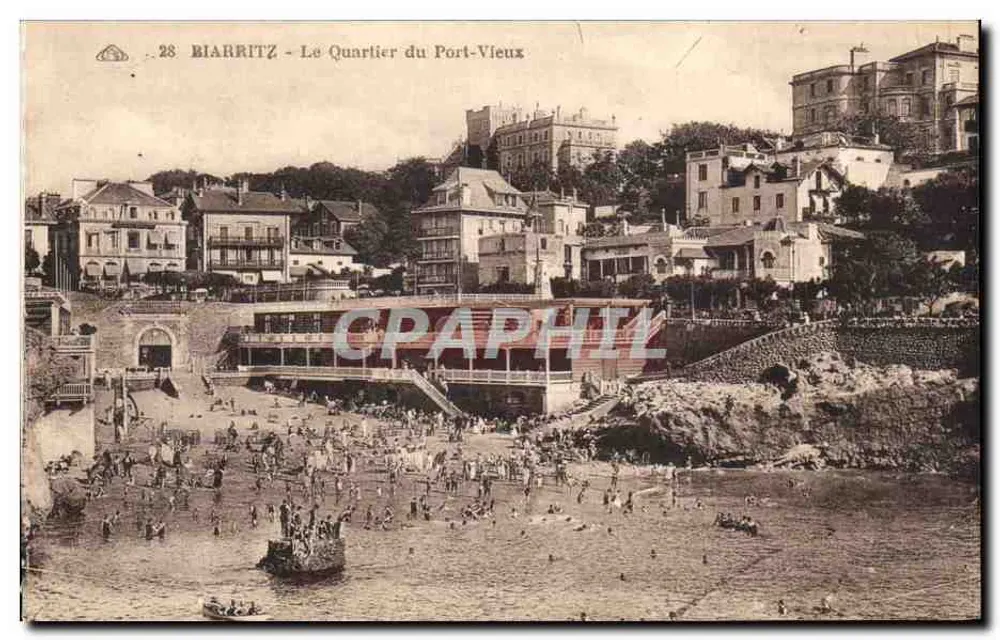 Biarritz - O Bairro do Port-Vieux — editor: "Albums des Arts Décoratifs" - Frente