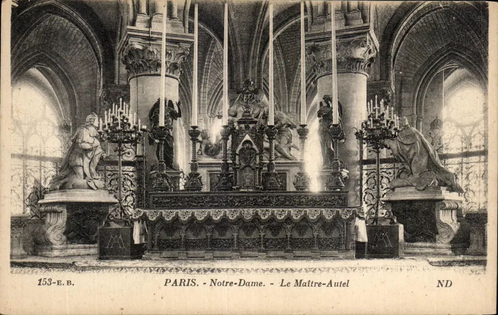 Paris - Notre-Dame - O Altar-Mestre - Frente