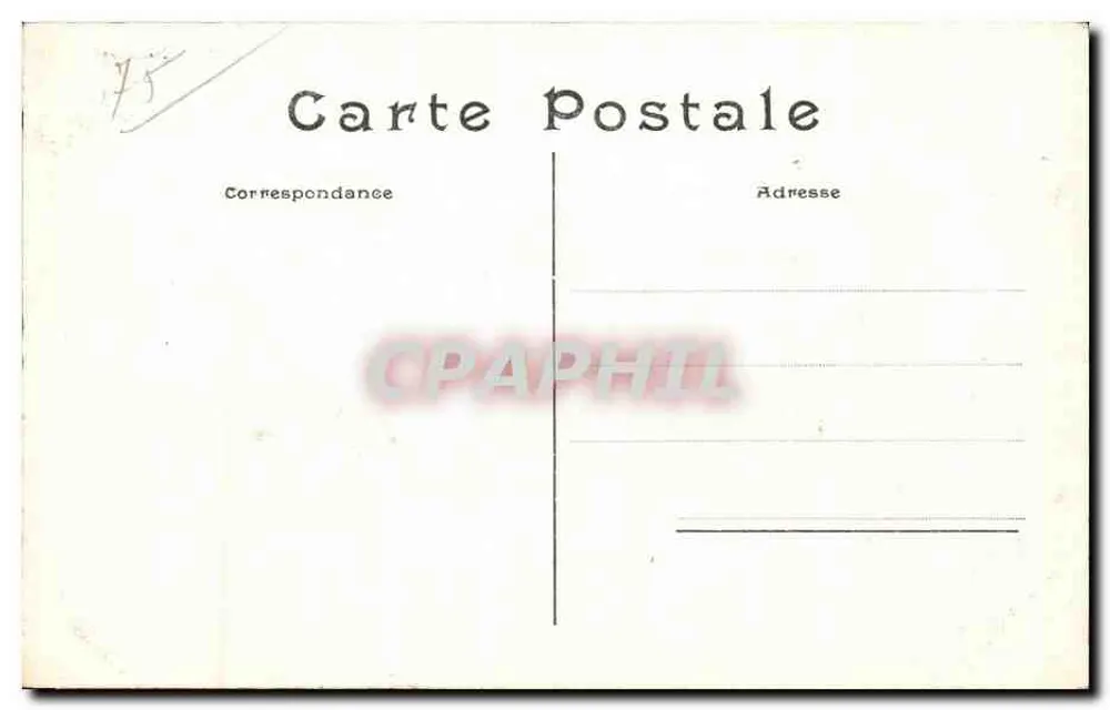 Paris — La Place de la République und die Caserne du Prince-Eugène — C.M. n°43 - Rückseite