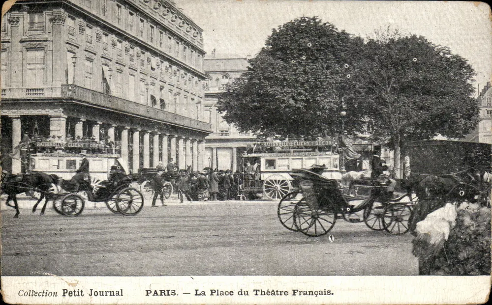 Paris — Der Platz des Französischen Theaters — Collection Petit Journal - Vorderseite