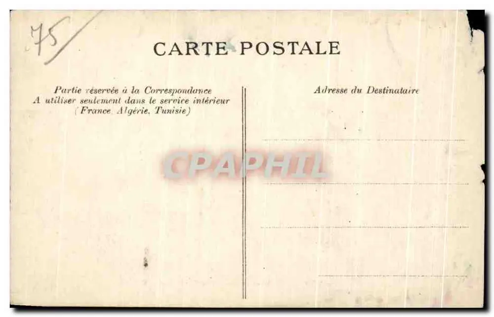 Paris — Die Neue Sorbonne — C.L.E. n°233 - Rückseite