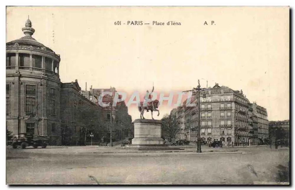 Paris — Place d'Iéna — A.P. n°601 - Frente