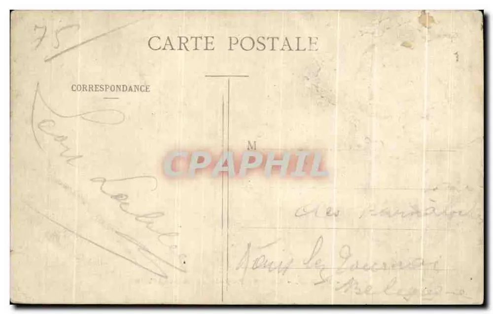 Paris — La Rue Royale et la Madeleine — Éditeur non identifié, n° 34 - Verso
