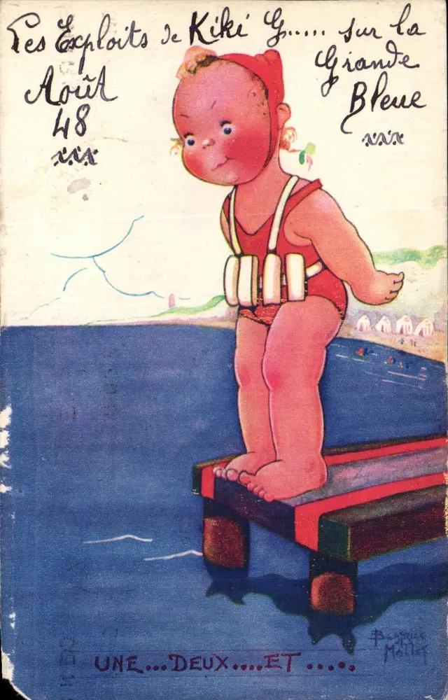Kiki G. auf der Grande Bleue — Die Abenteuer von Kiki G. auf der Grande Bleue — Bougrier Mallet - Vorderseite
