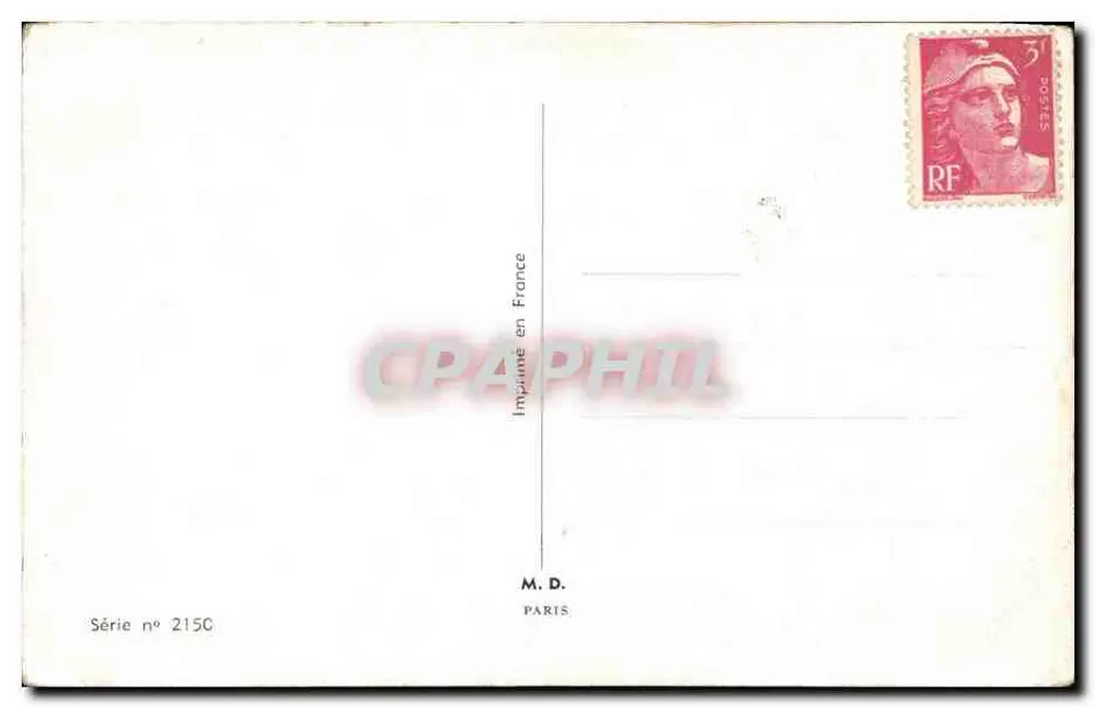 Baignade comique — caricature de Raffaelli — éditeur M. D. Paris - Verso