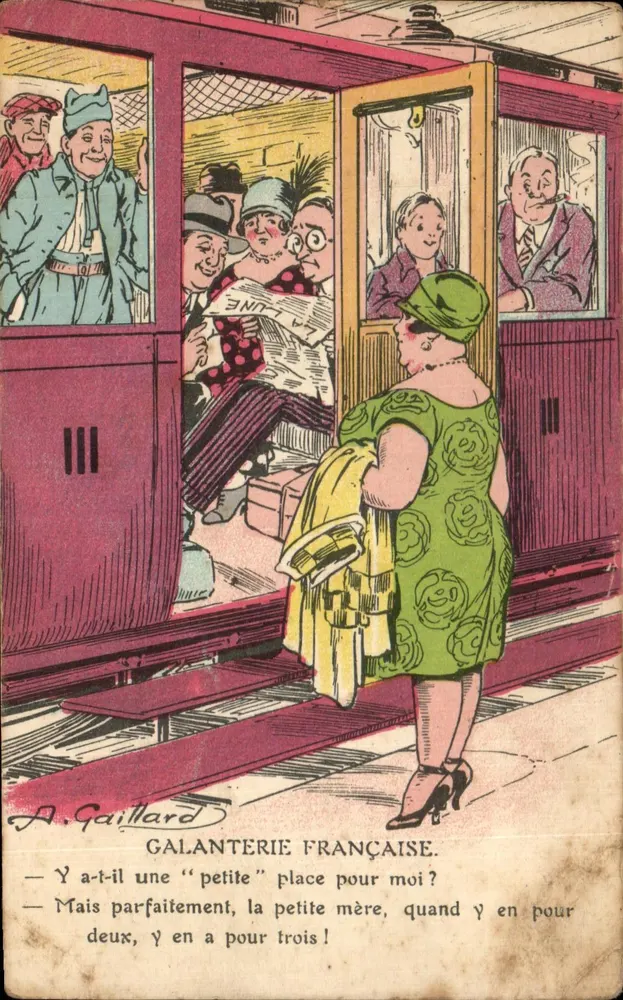 Französische Galanterie — A. Gaillard — Verleger nicht sichtbar - Vorderseite