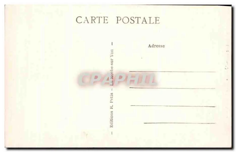 Les Sables-d'Olonne — Torre de Arundel — editor Megus, n°93 - Verso