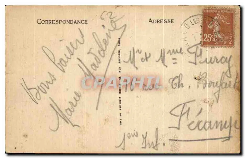 Malo-les-Bains — Ein Seewolf — Verlag L.L. Nr. 3011 - Rückseite