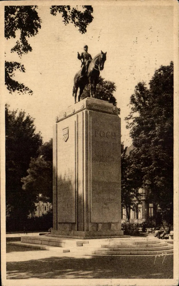 Denkmal für den Marschall Foch — Lille (Nord) — Éditions d'Art Maréchal Foch - Vorderseite