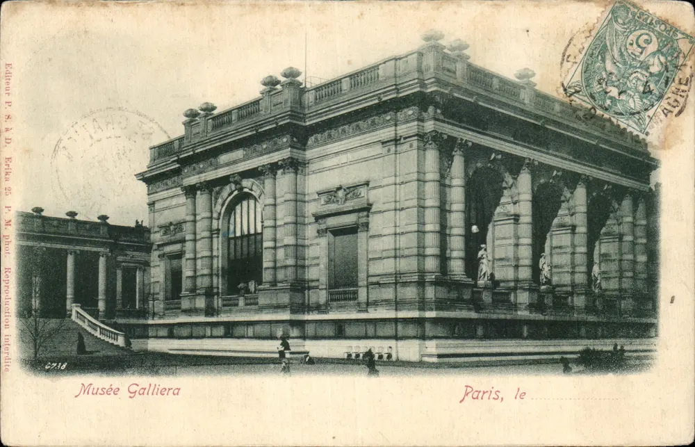Museu Galliera — Paris — Editora P. S. & D. Briska, n° C718 - Frente