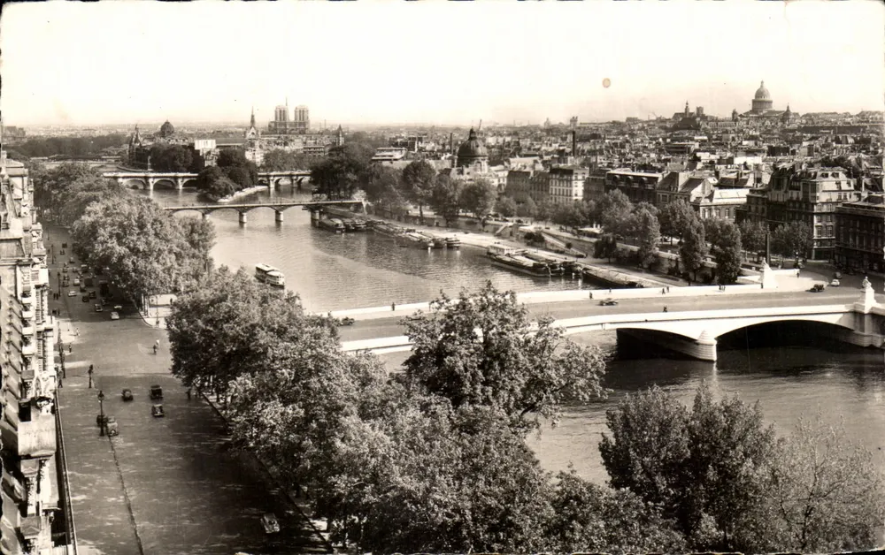 Panoramablick auf die Seine — Paris — Éditions du Globe, n° 132 - Vorderseite