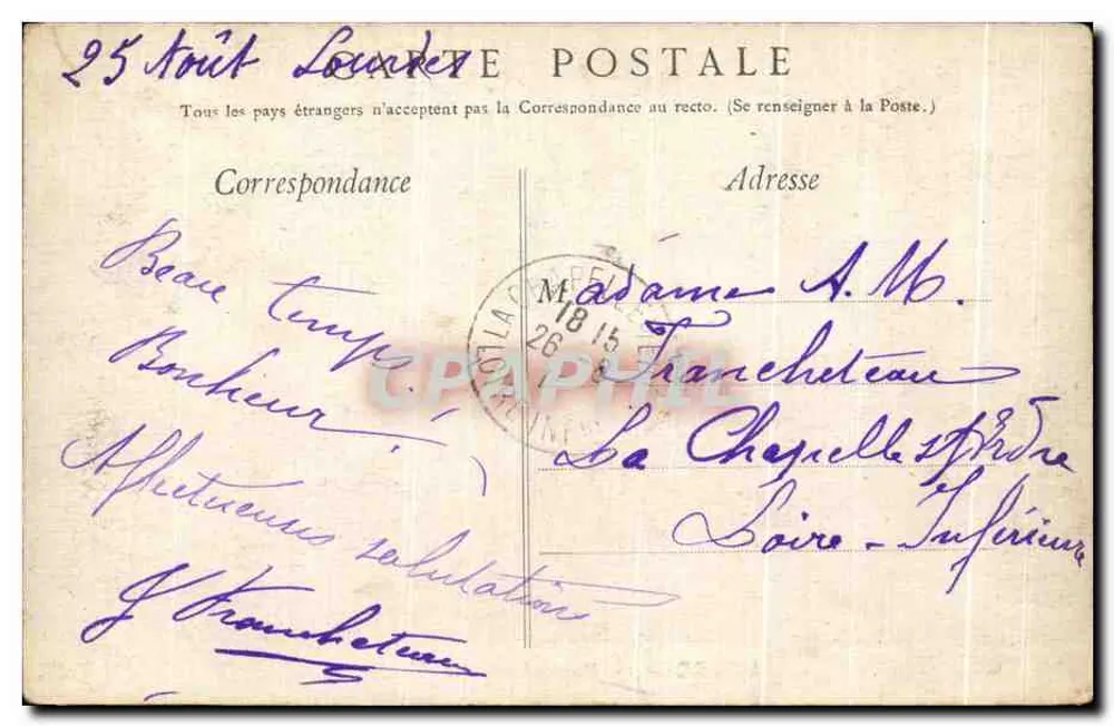 LOURDES — Funicular (le Viaduc) — Wydawnictwo F. V. - Rewers