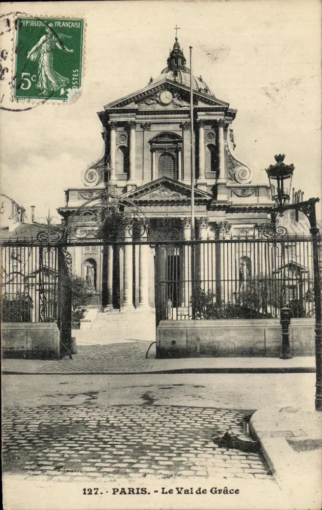 Paris - O Val de Grâce — editor desconhecido, n° 127 - Frente