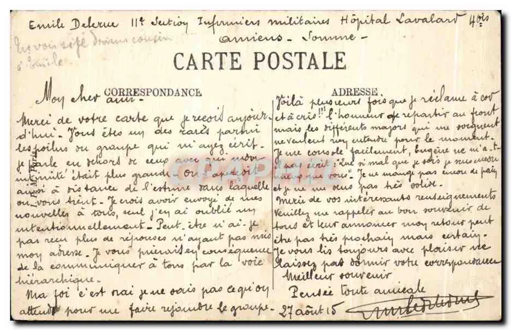 AMIENS — A Catedral — O Coro — F. P. Amiens, n°14 - Verso